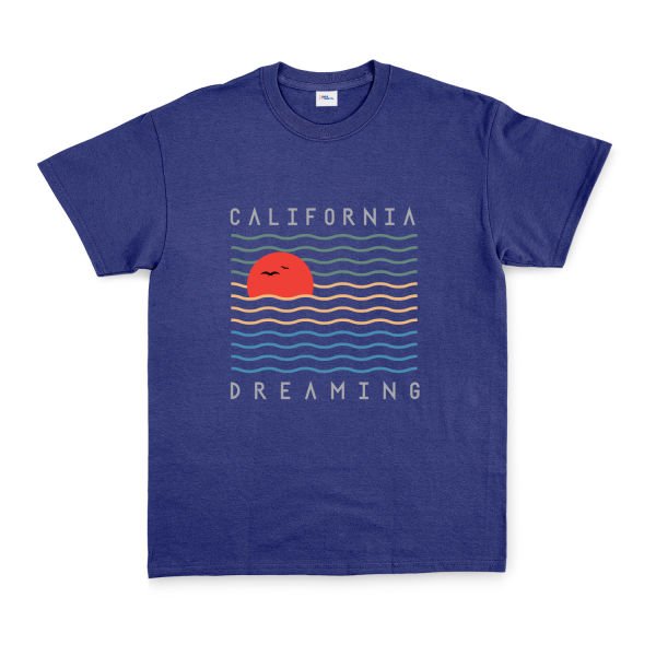 California Dreamin’ Tişört S - İndigo Mavisi