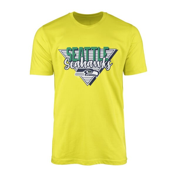 Seattle Seahawks V Tişört L - Sarı