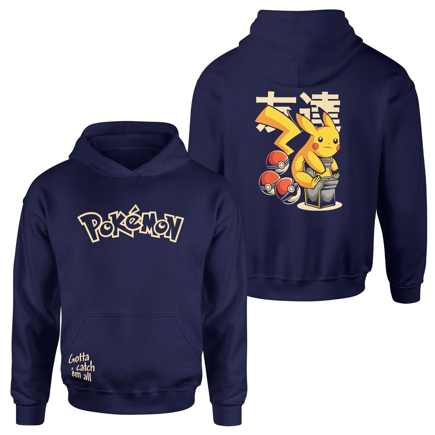 POKEMON Pikachu SE Hoodie S - İndigo Mavisi