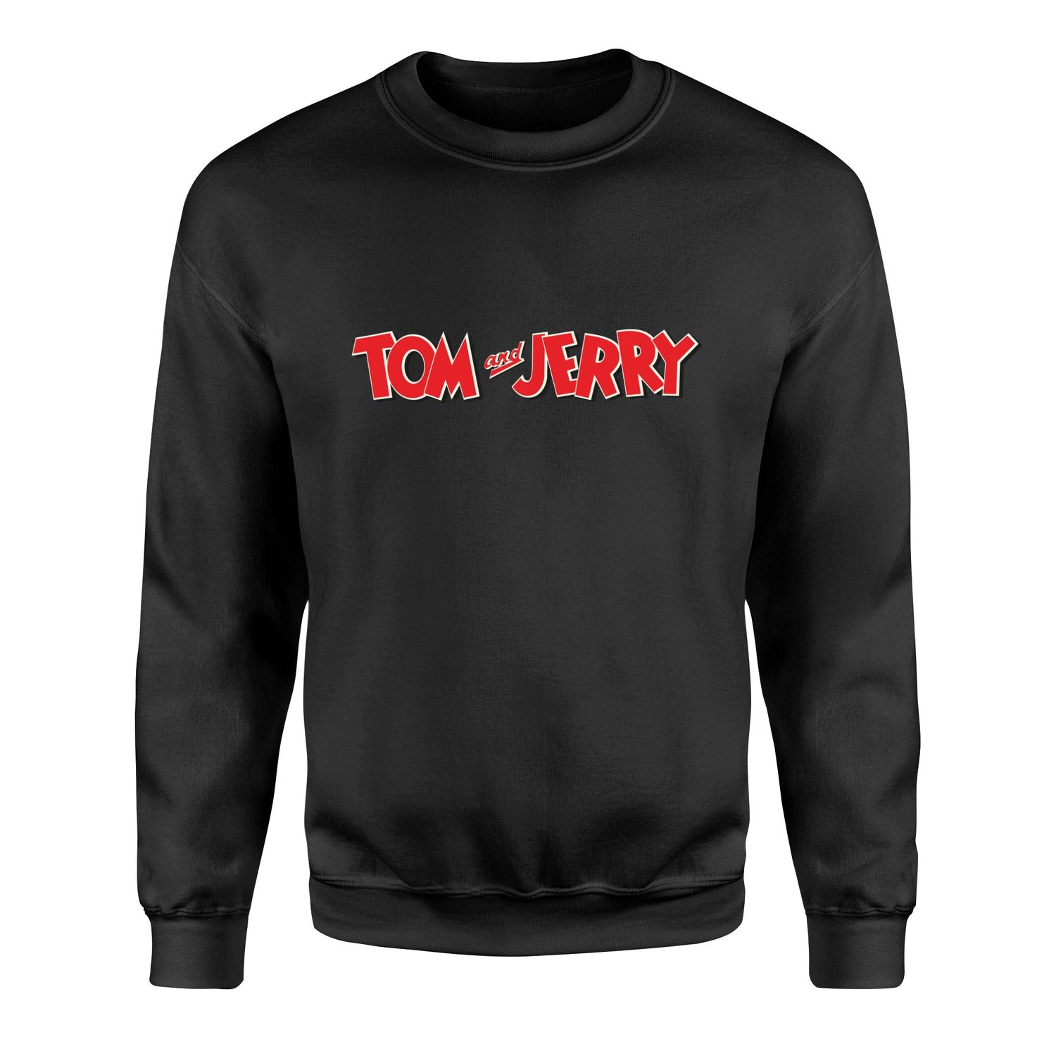 Tom and Jerry Sweatshirt S - Siyah