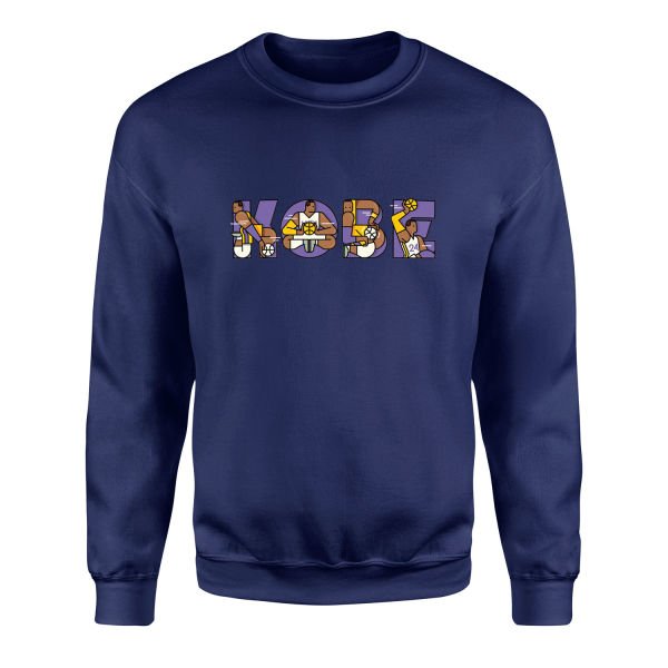 KOBE Sweatshirt XL - İndigo Mavisi