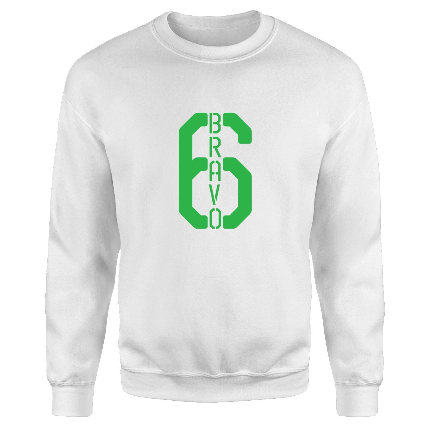 Bravo 6 | Call of Duty Sweatshirt S - Beyaz
