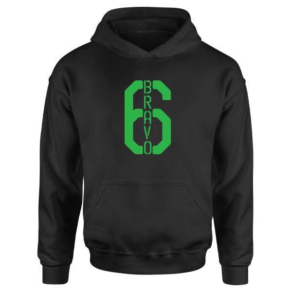 Bravo 6 | Call of Duty Hoodie S - Siyah