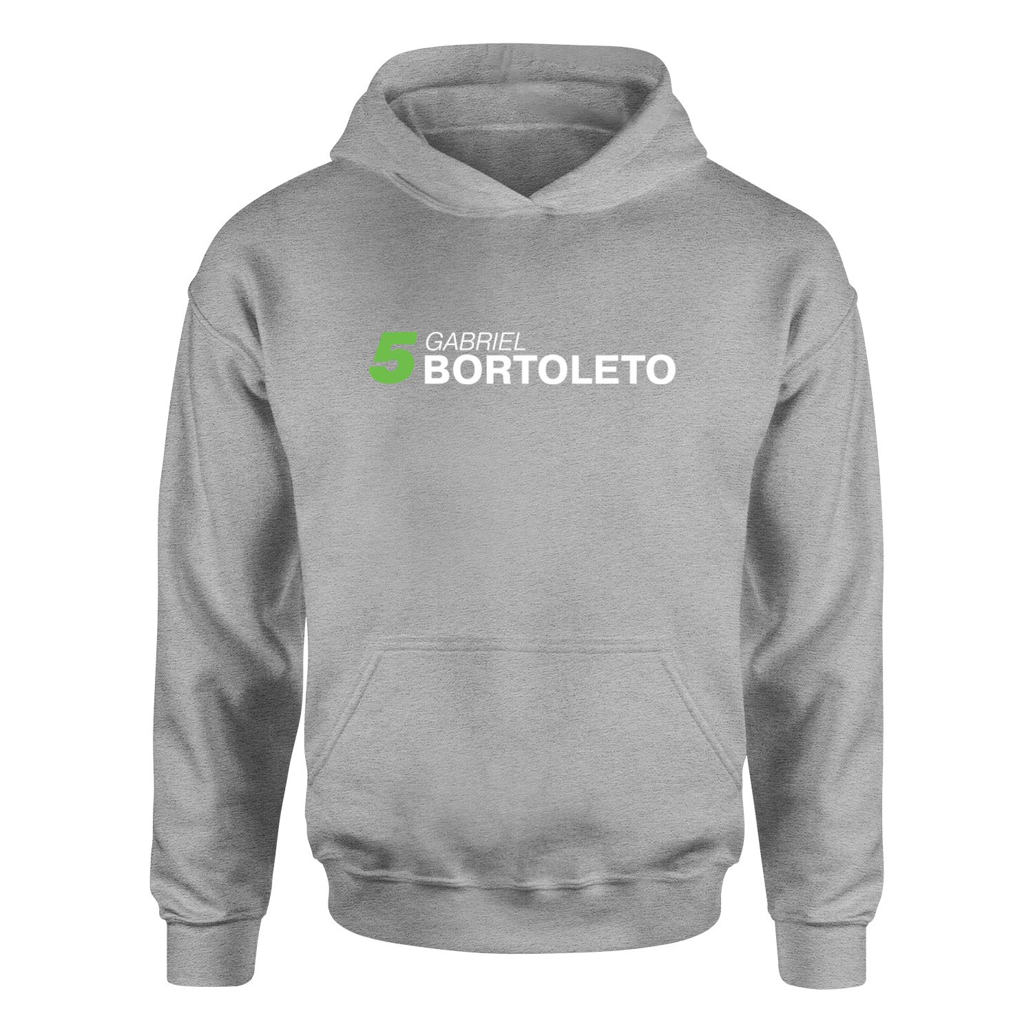 Gabriel Bortoleto 5 Hoodie XXL - Gri
