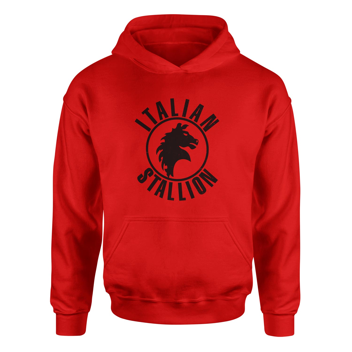 Italian Stallion Hoodie L - Kırmızı