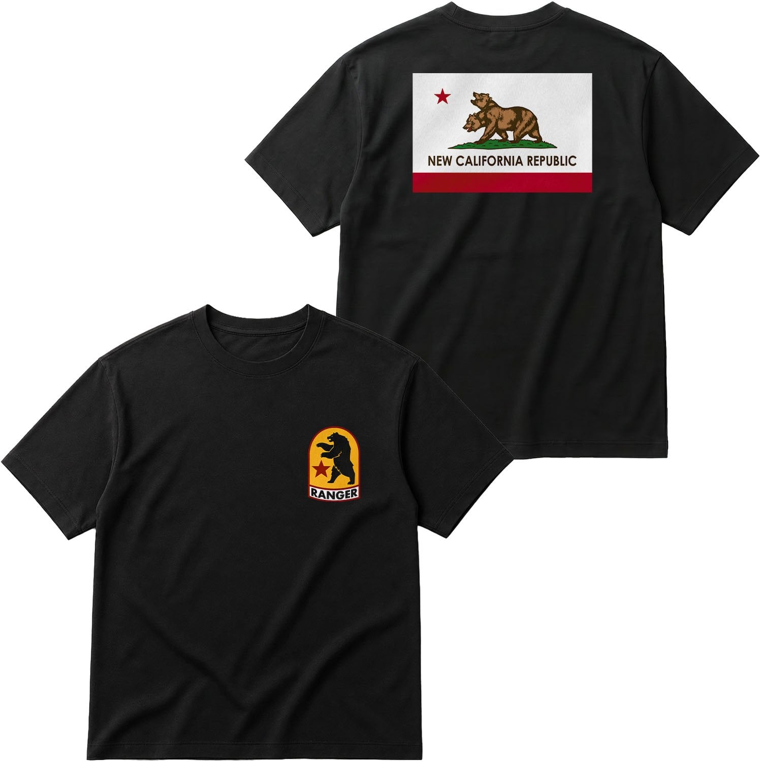 NCR Rangers Edition Oversize Tişört XL - Siyah