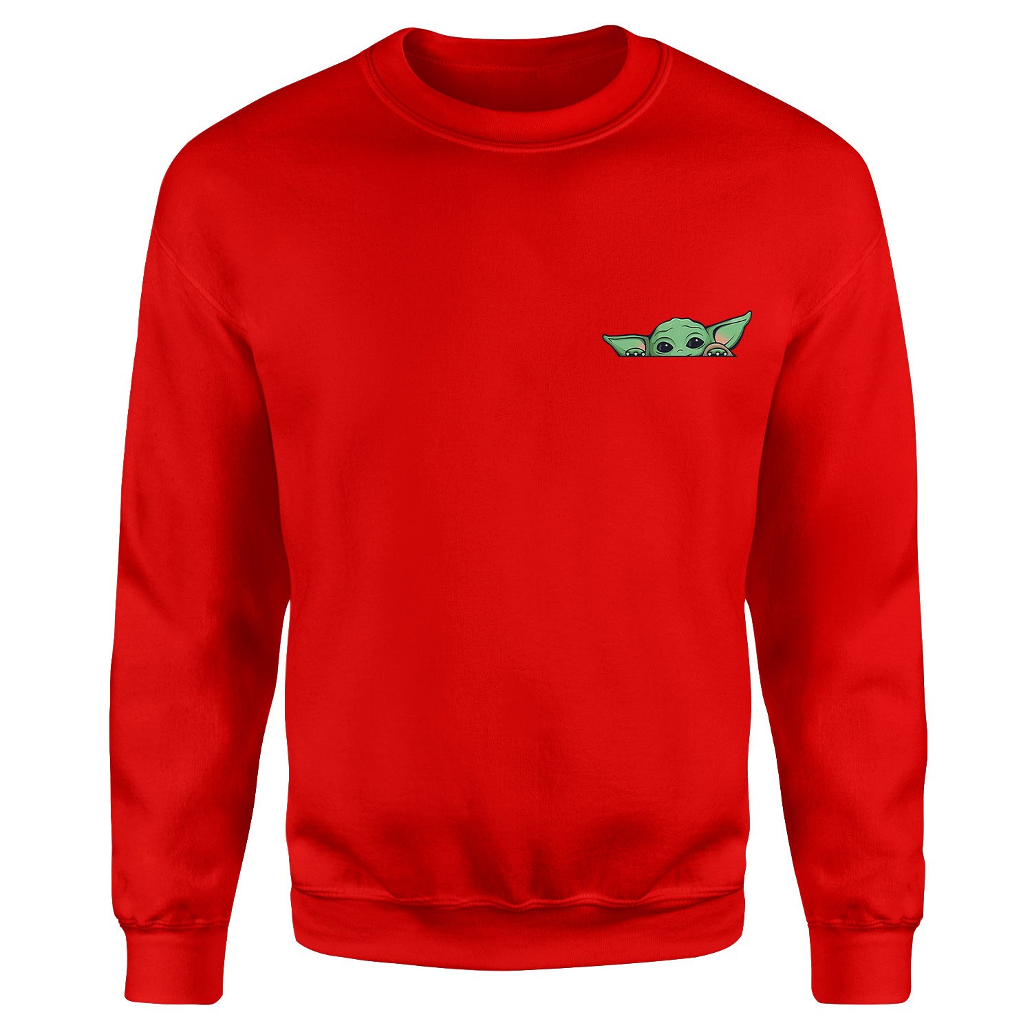 Baby Yoda Sweatshirt XXL - Kırmızı