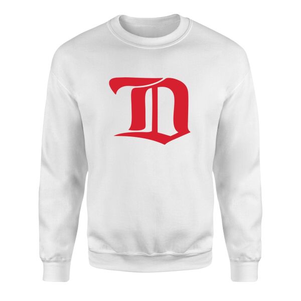Detroit Red Wings Retro Sweatshirt M - Beyaz