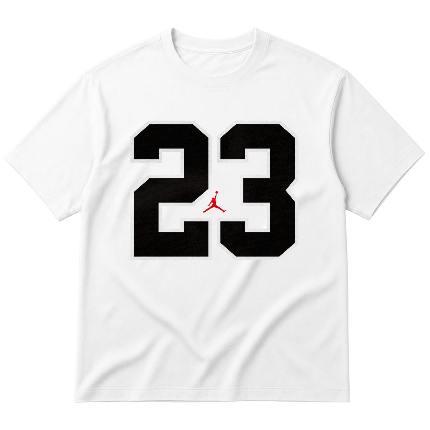 Air Jordan 23 Oversize Tişört S - Beyaz