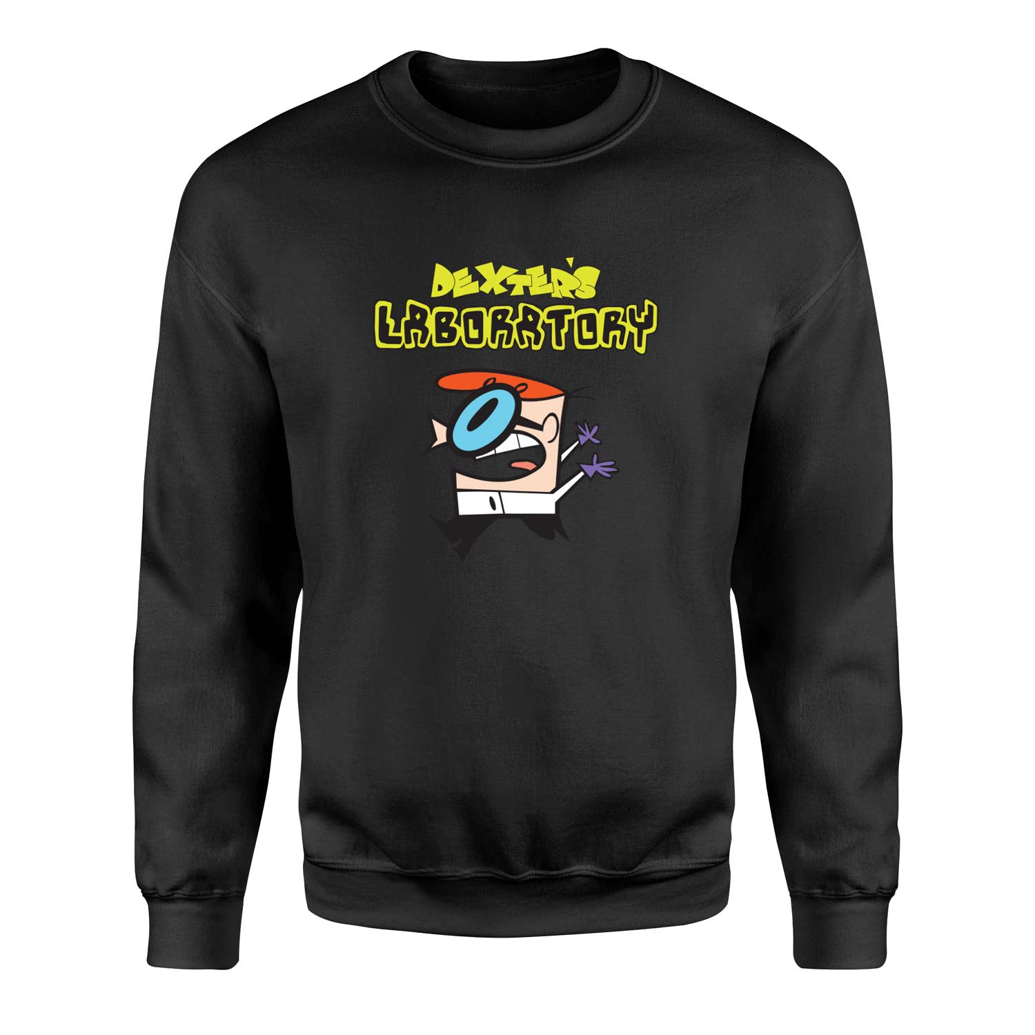 Dexter Lab Sweatshirt M - Siyah