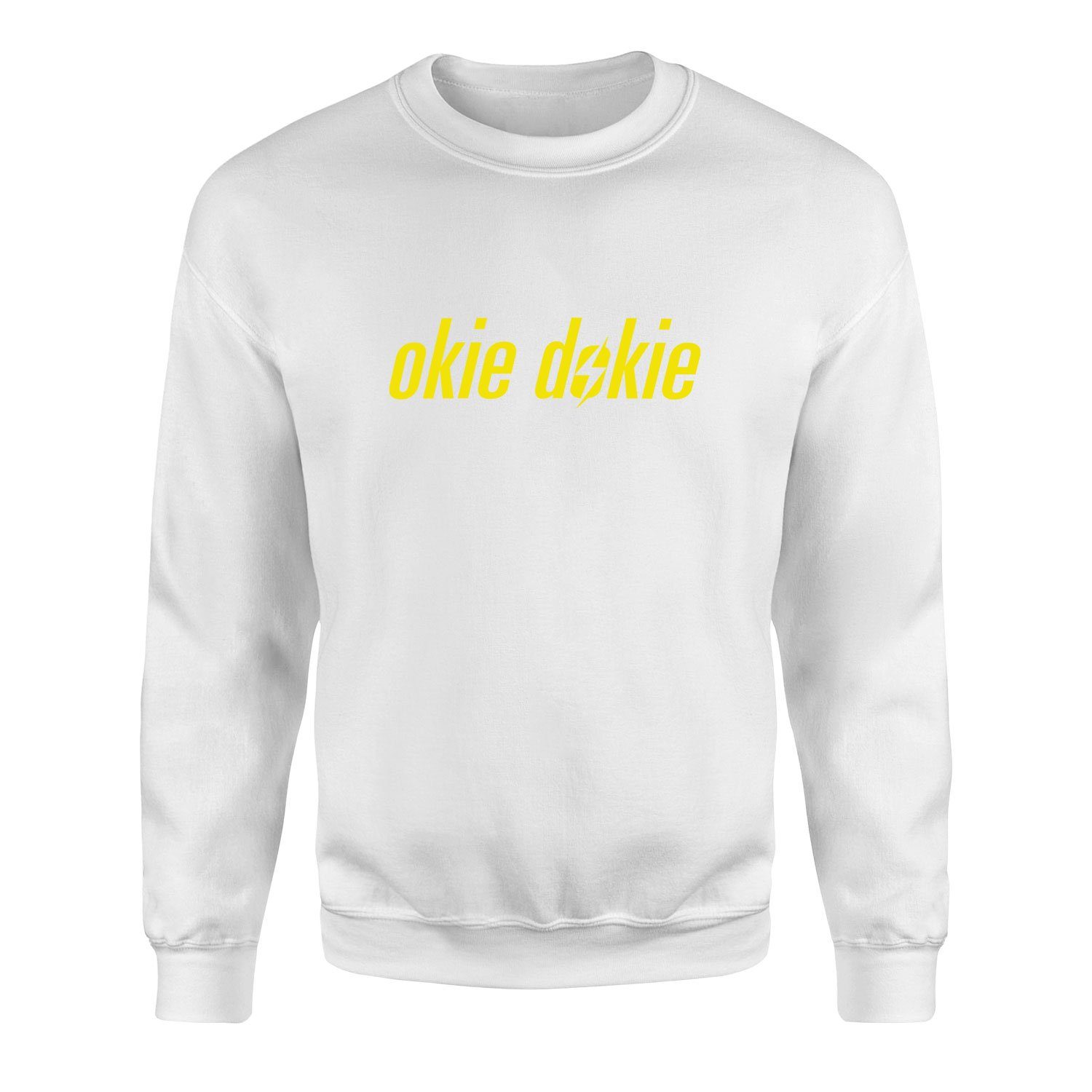 okie dokie | Fallout Sweatshirt M - Beyaz