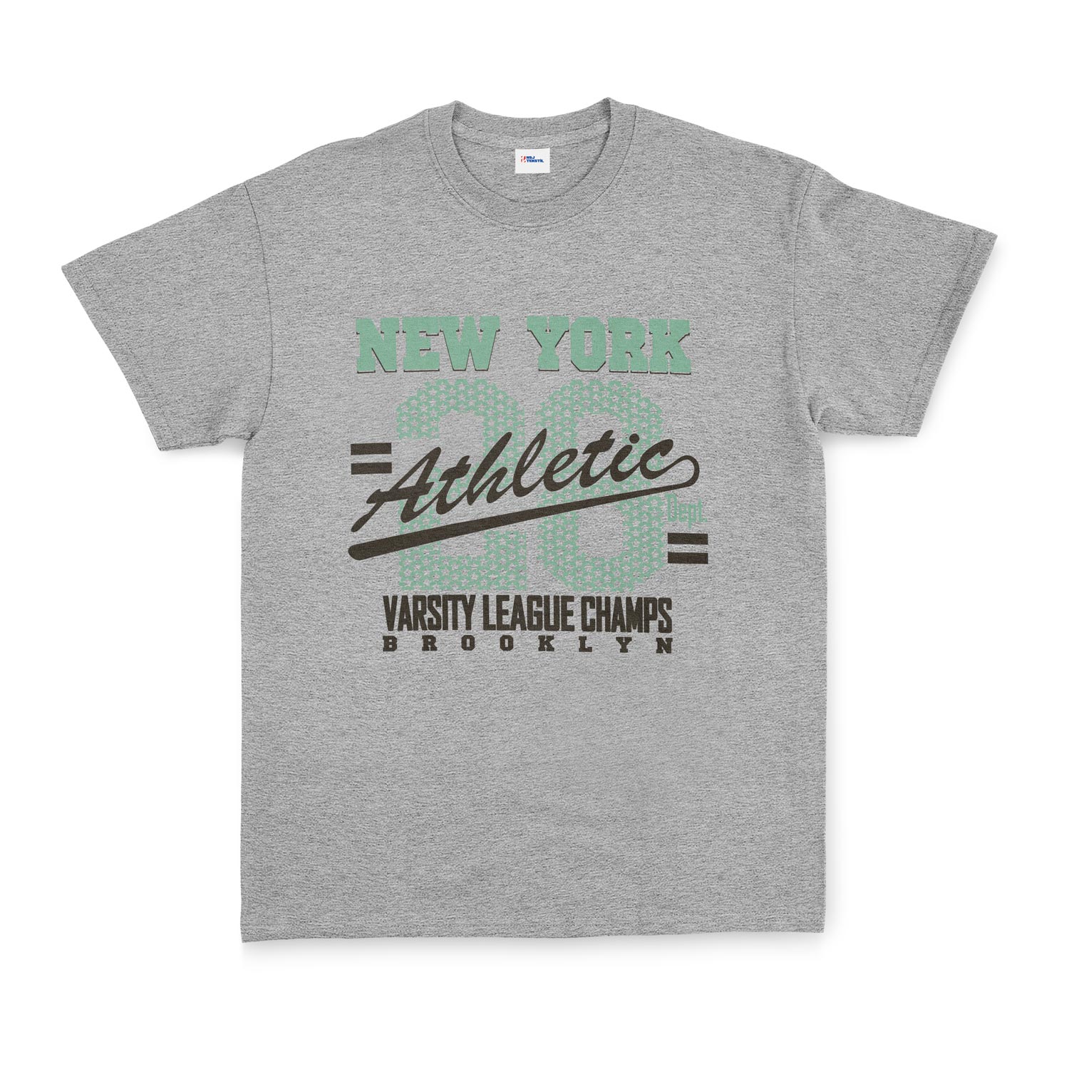 NY Athletic Tişört XXL - Gri