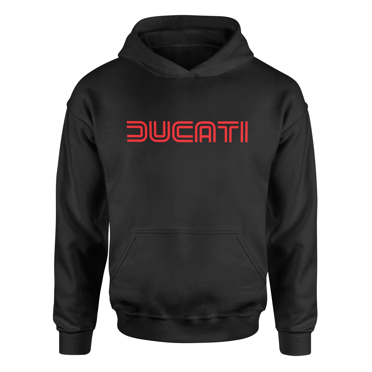 Ducati Racing Lines Hoodie S - Siyah