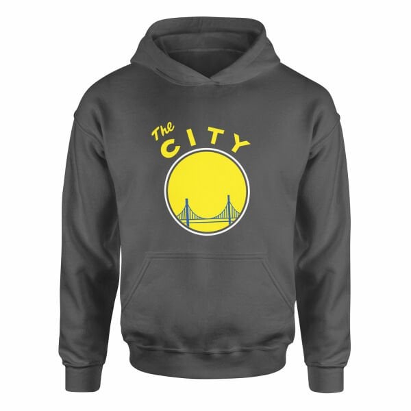 The City Hoodie L - Füme