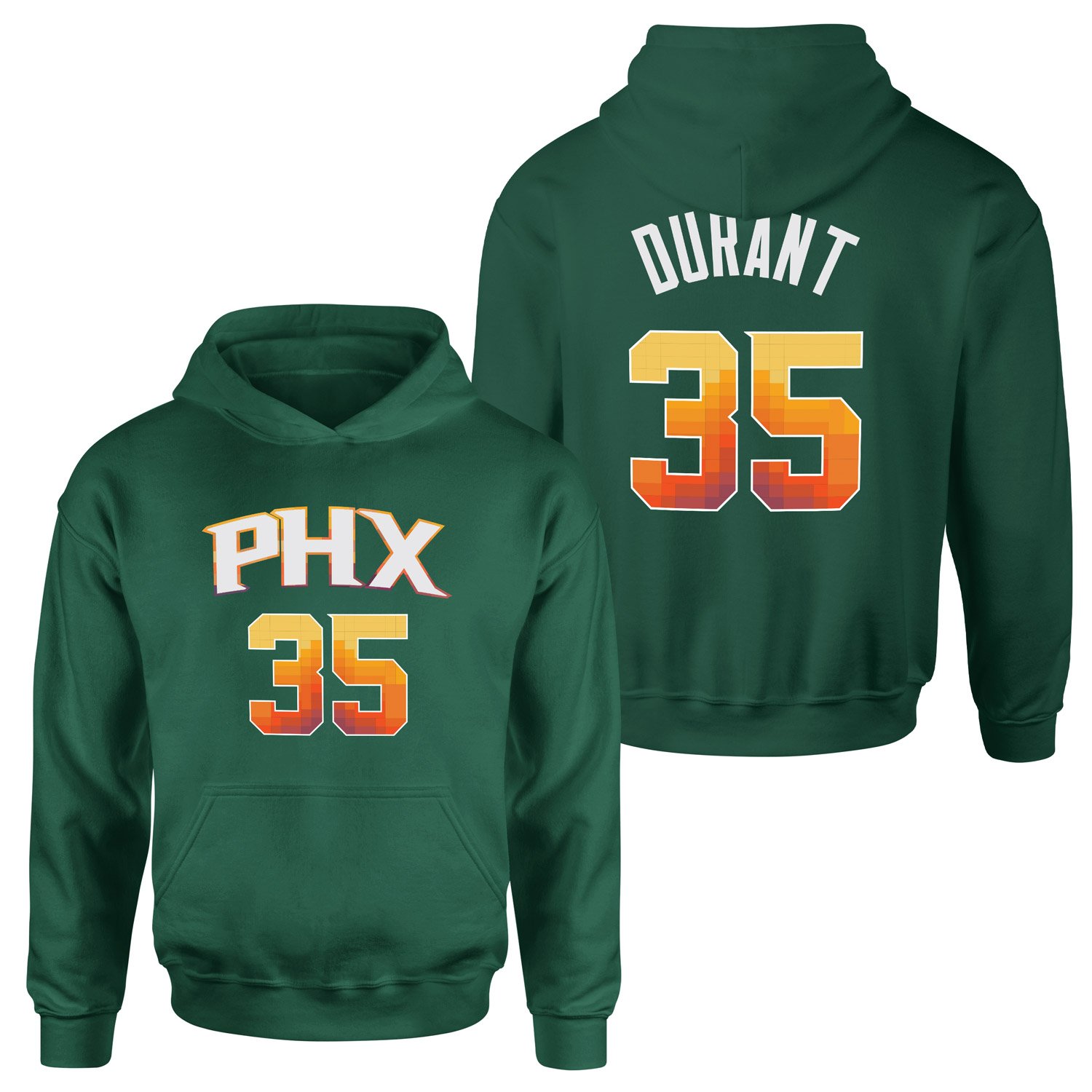 Kevin Durant 35 Phoenix Forma Hoodie M - Nefti Yeşili