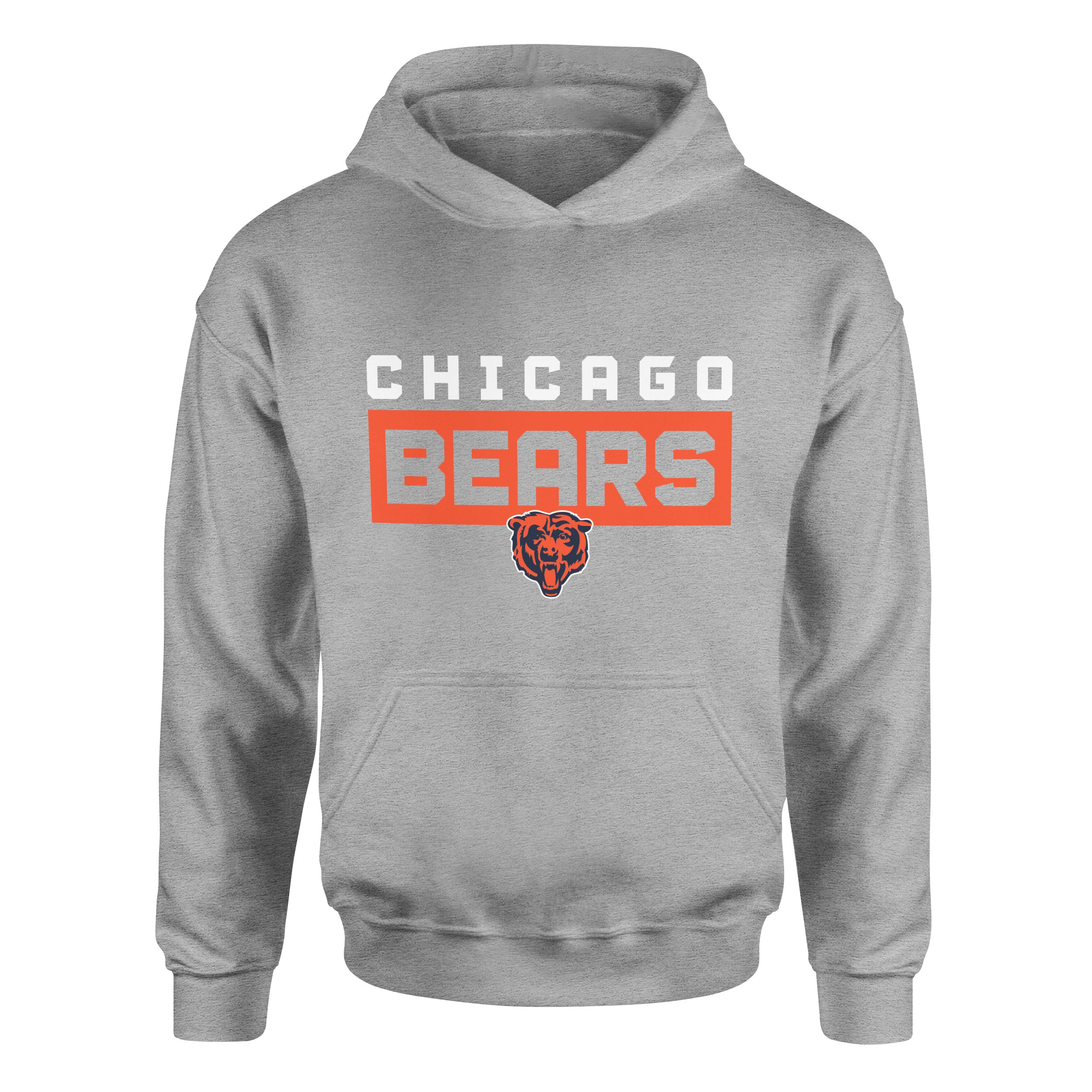 Chicago BEARS Bear Nation Hoodie L - Gri