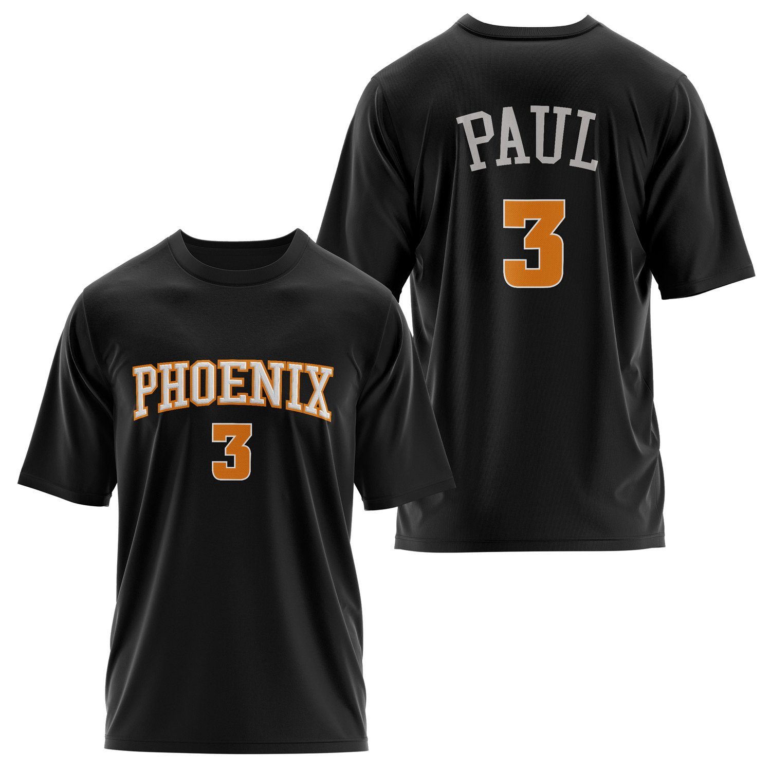 Chris Paul Phoenix Forma Oversize Tişört S - Siyah
