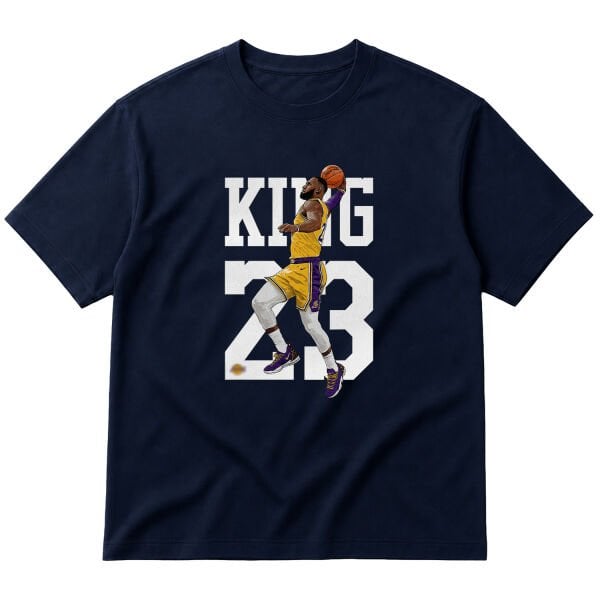 LeBron James Dunk LA Oversize Tişört