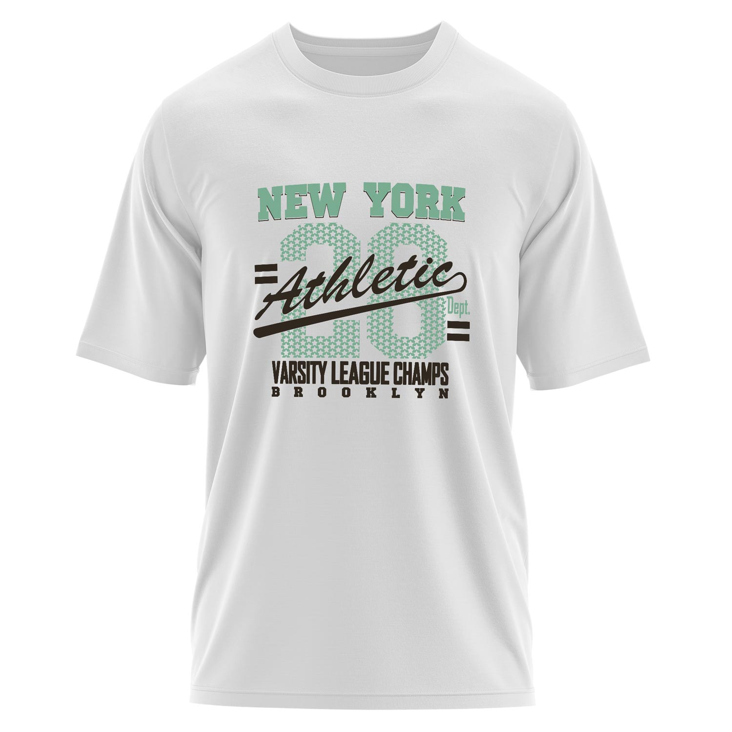 NY Athletic Oversize Tişört S - Beyaz