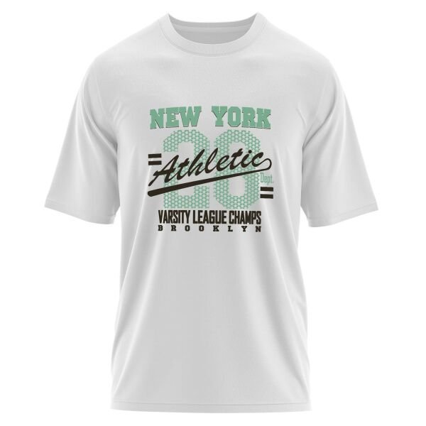 NY Athletic Oversize Tişört S - Beyaz