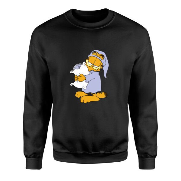 Garfield Sweatshirt XL - Siyah