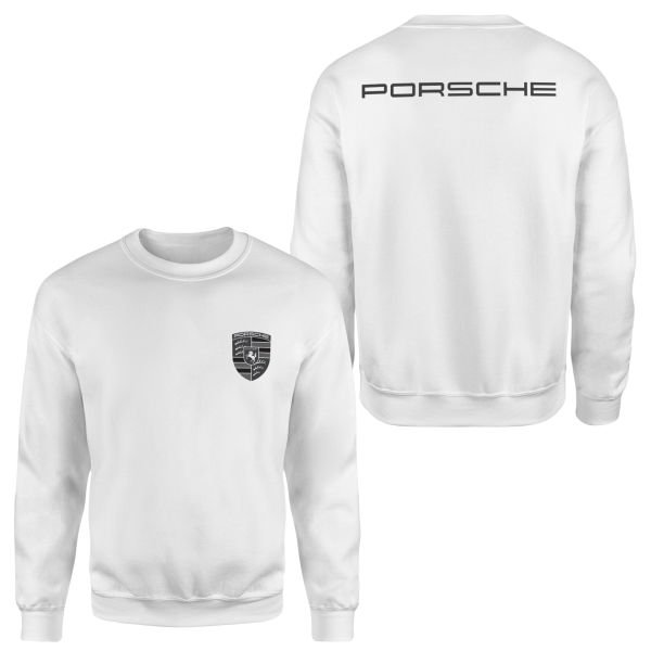 Porsche Muted Black Sweatshirt XL - Beyaz