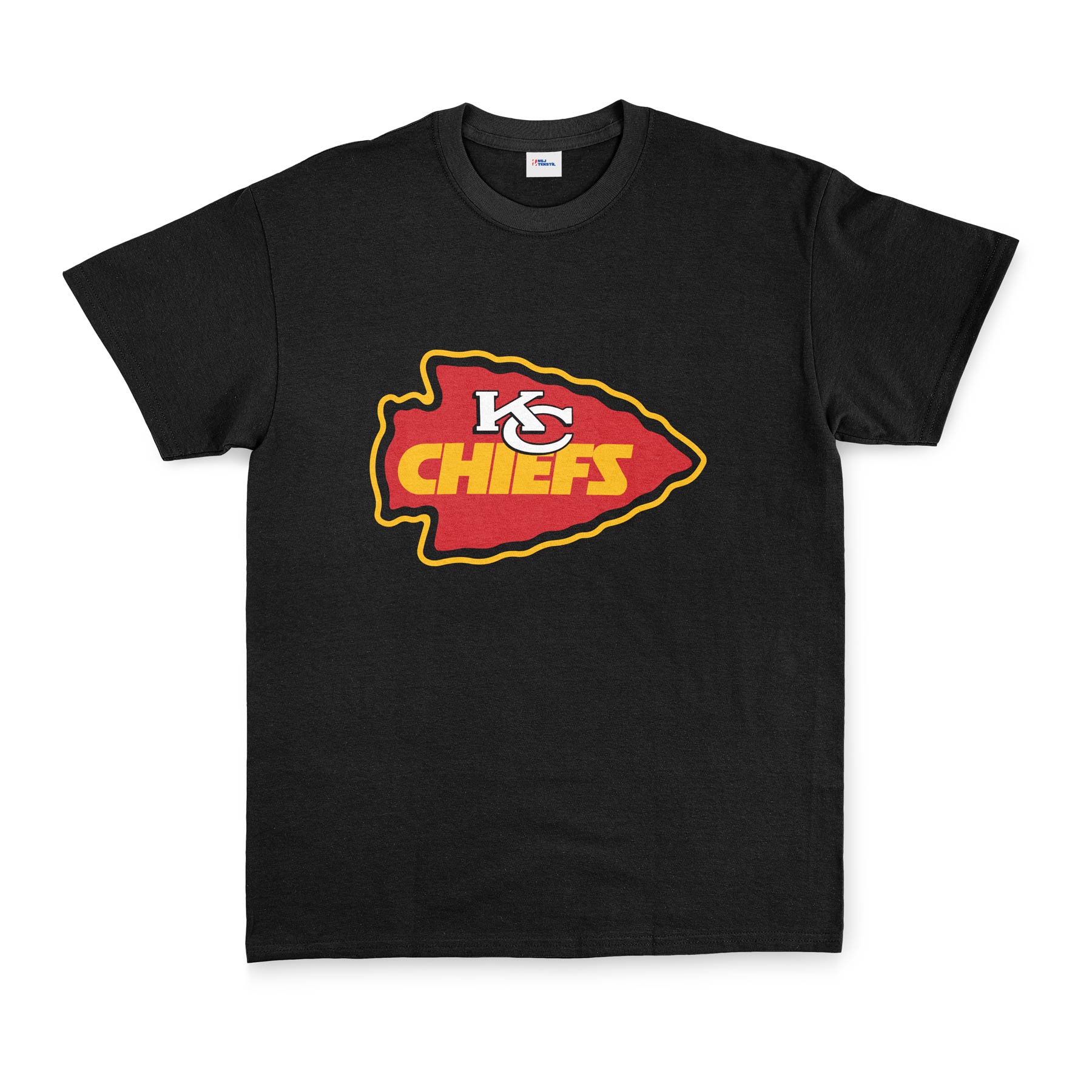 Kansas City Chiefs Tişört S - Siyah