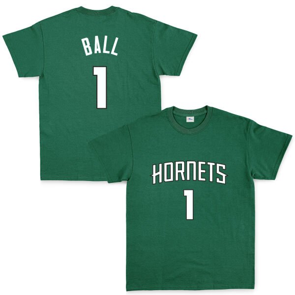 Lamelo Ball 1 Hornets Forma Tişört S - Nefti Yeşili
