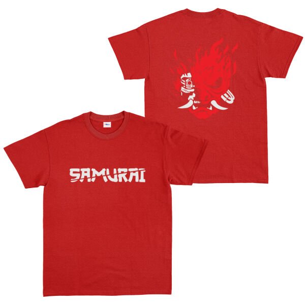 Wake Up, Samurai | CYBERPUNK Tişört XL - Kırmızı