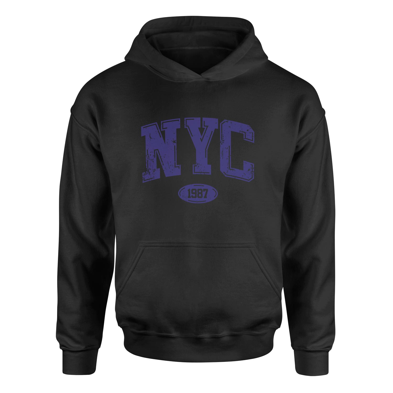 NYC 1987 Hoodie XXL - Siyah