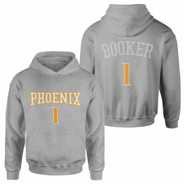 Devin Booker Phoenix Forma Hoodie M - Gri
