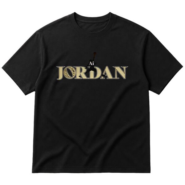 Air Jordan Exellence Oversize Tişört S - Siyah