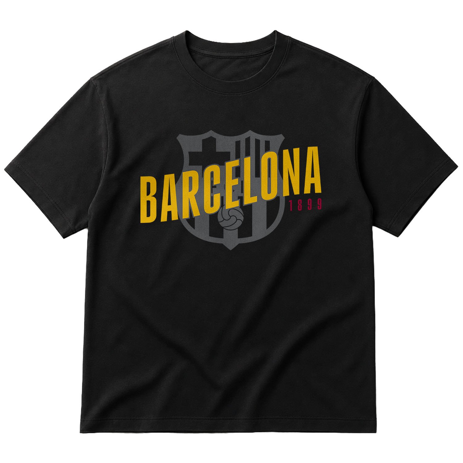 FC Barcelona 1899 Oversize Tişört S - Siyah