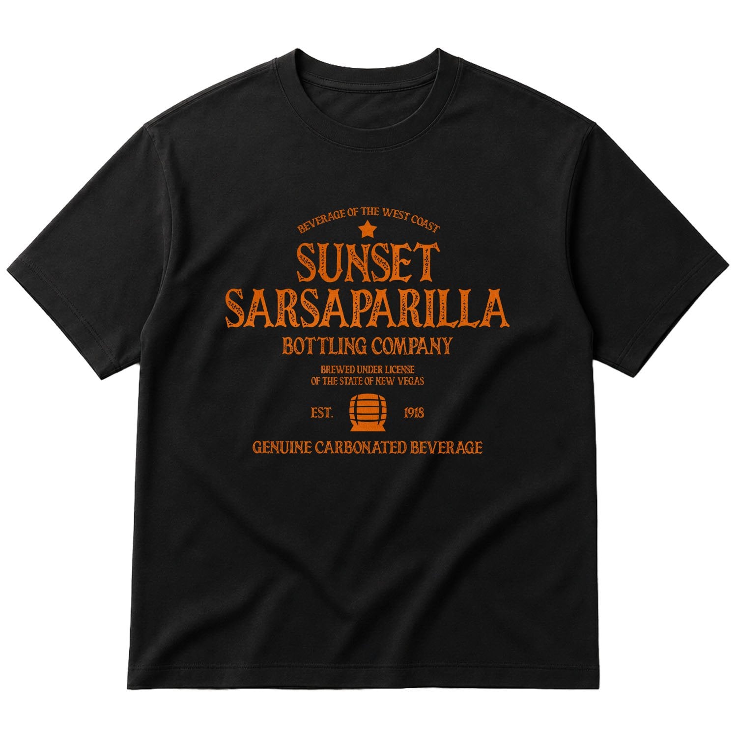 Beverage of the West | Sunset Sarsaparilla Oversize Tişört