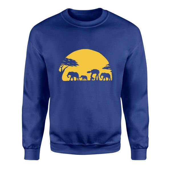 AT In the Jungle Sweatshirt L - İndigo Mavisi