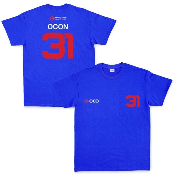 Estaban Ocon 31 Driver Basic Tişört