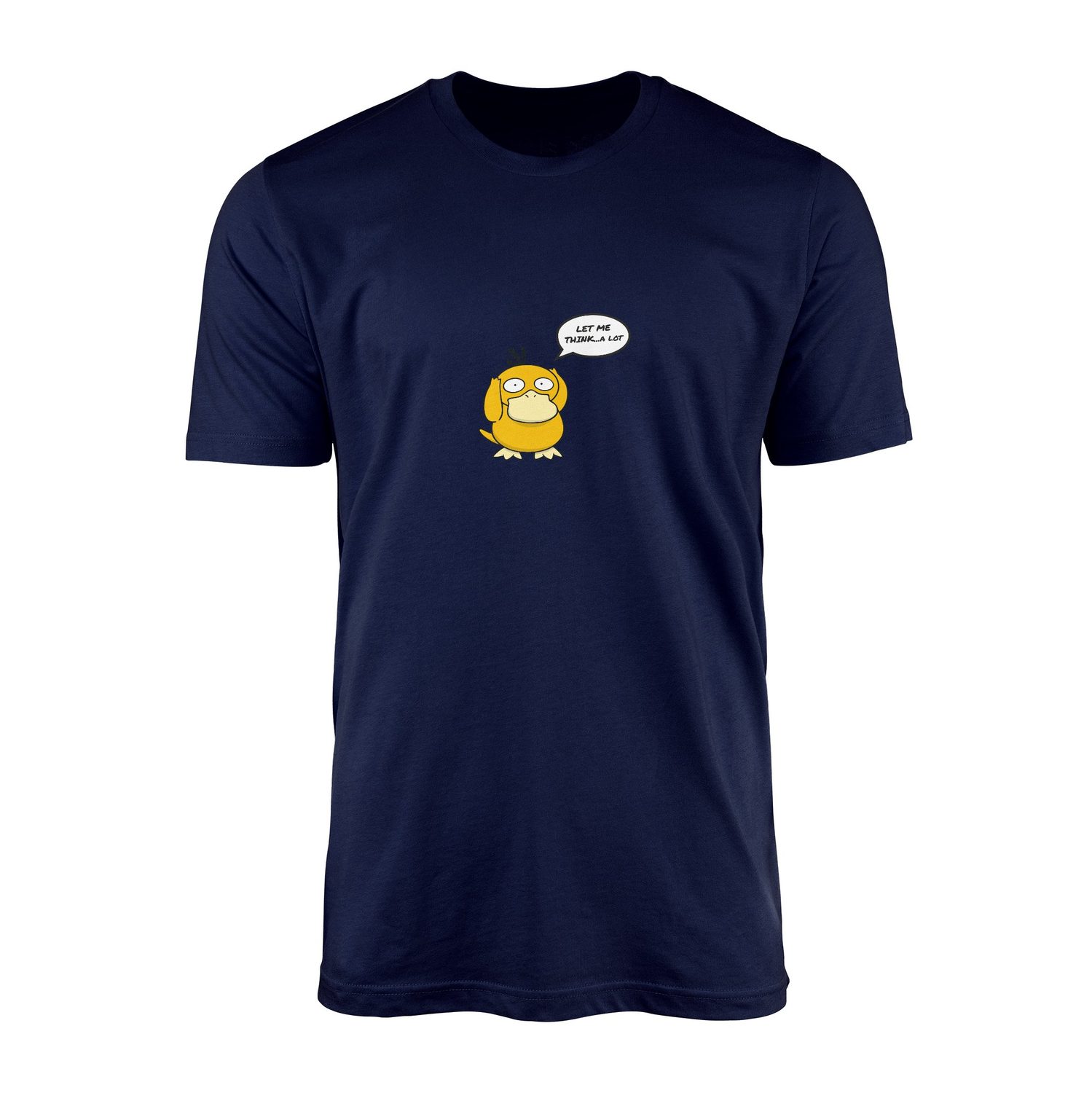 Let Me Think… A Lot | Psyduck Tişört L - İndigo Mavisi