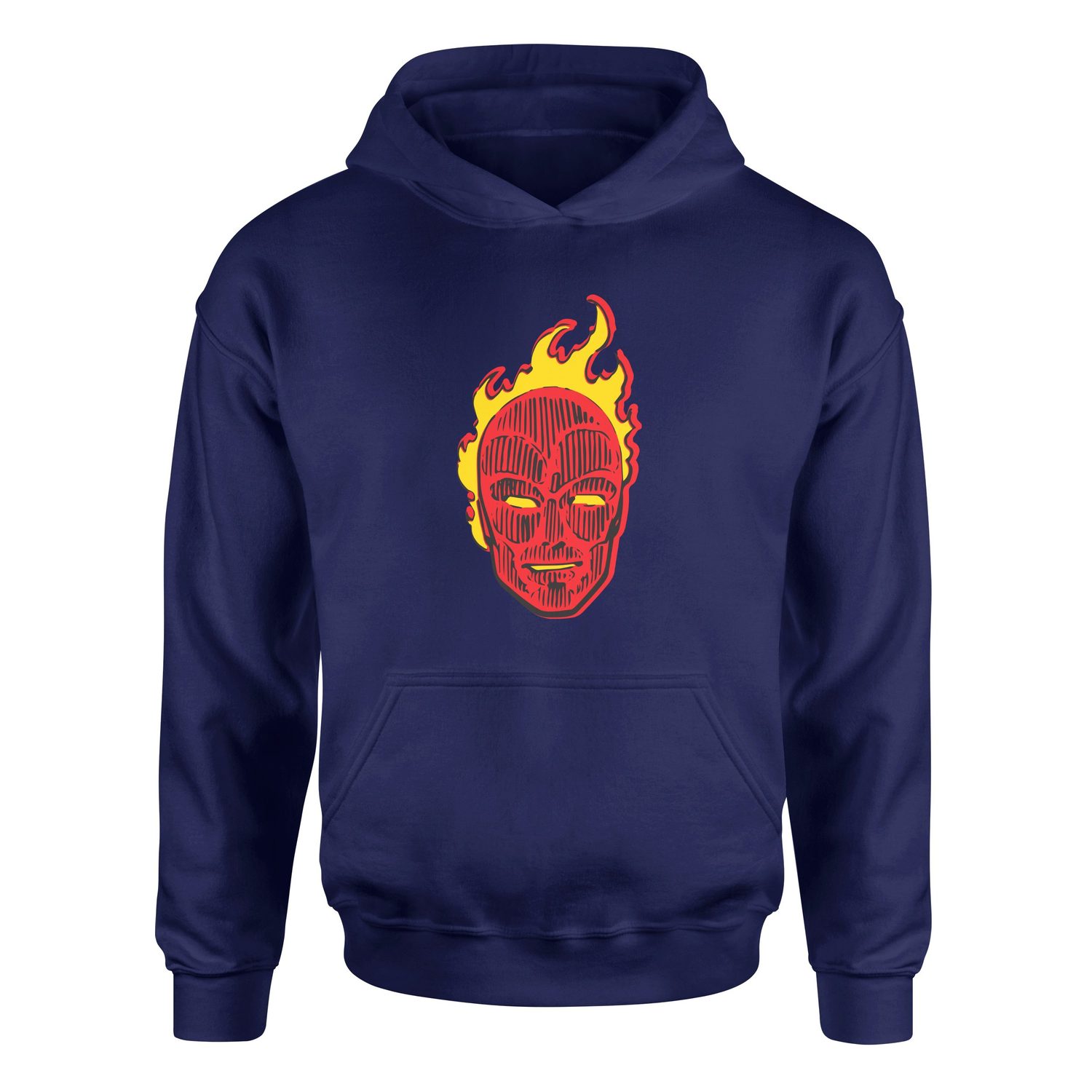 Human Torch Hoodie M - İndigo Mavisi