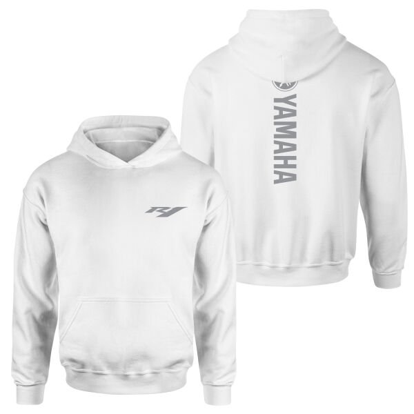 Yamaha R1 Hoodie M - Beyaz
