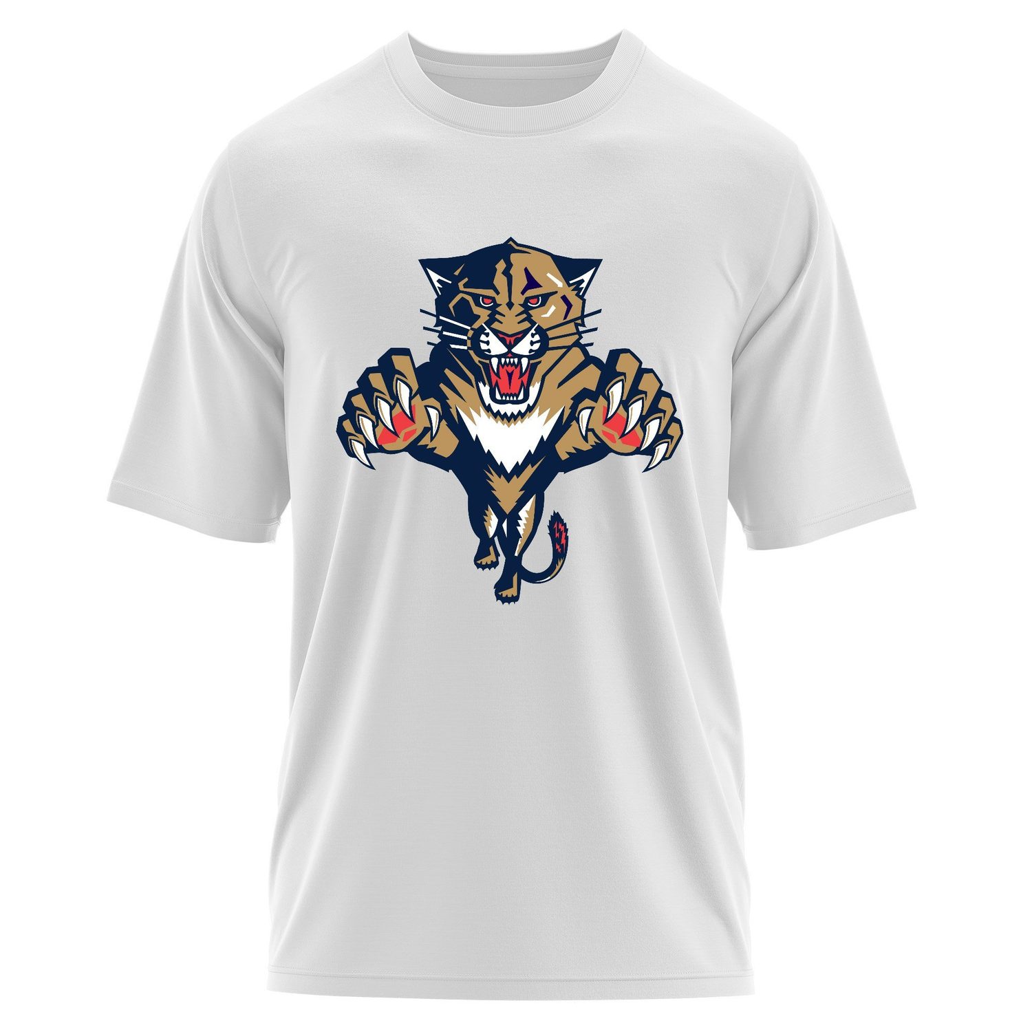 Florida Panthers Oversize Tişört L - Beyaz