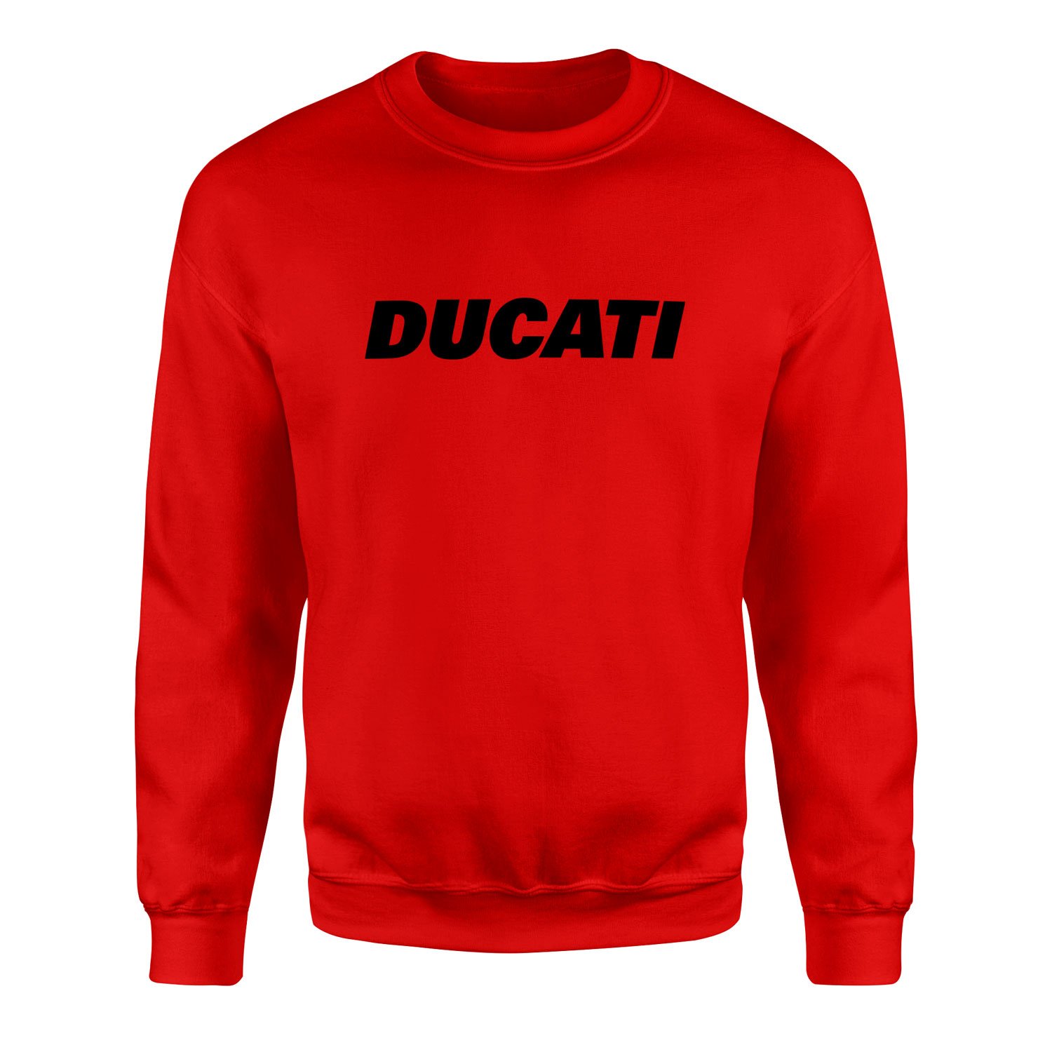 Ducati Black Sweatshirt M - Kırmızı