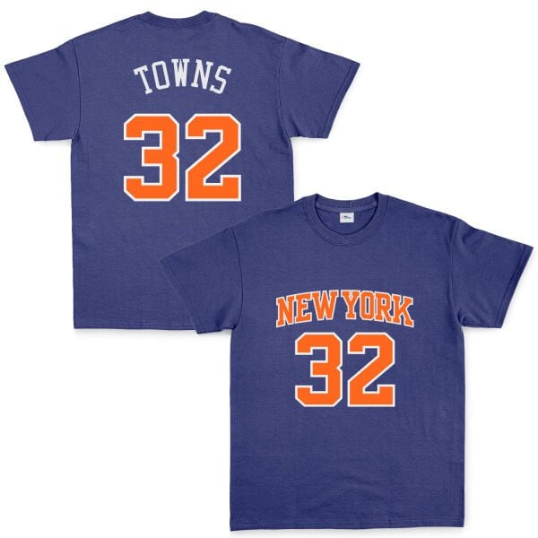 Karl-Anthony Towns 32 New York Jersey Tişört