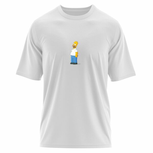 Homer Simpson, Everyday Hero | The Simpsons Oversize Tişört L - Beyaz