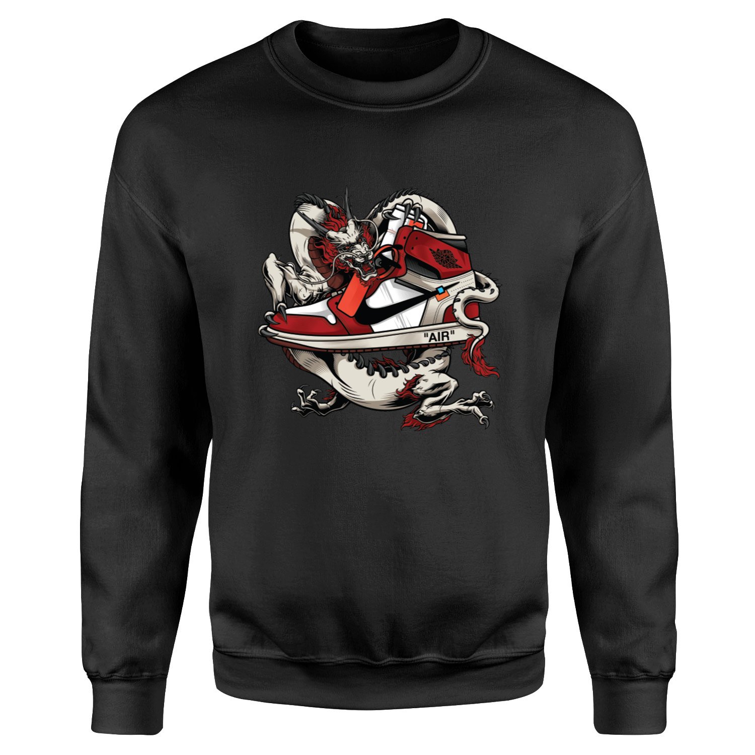 Air Jordan Dragon Sweatshirt S - Siyah