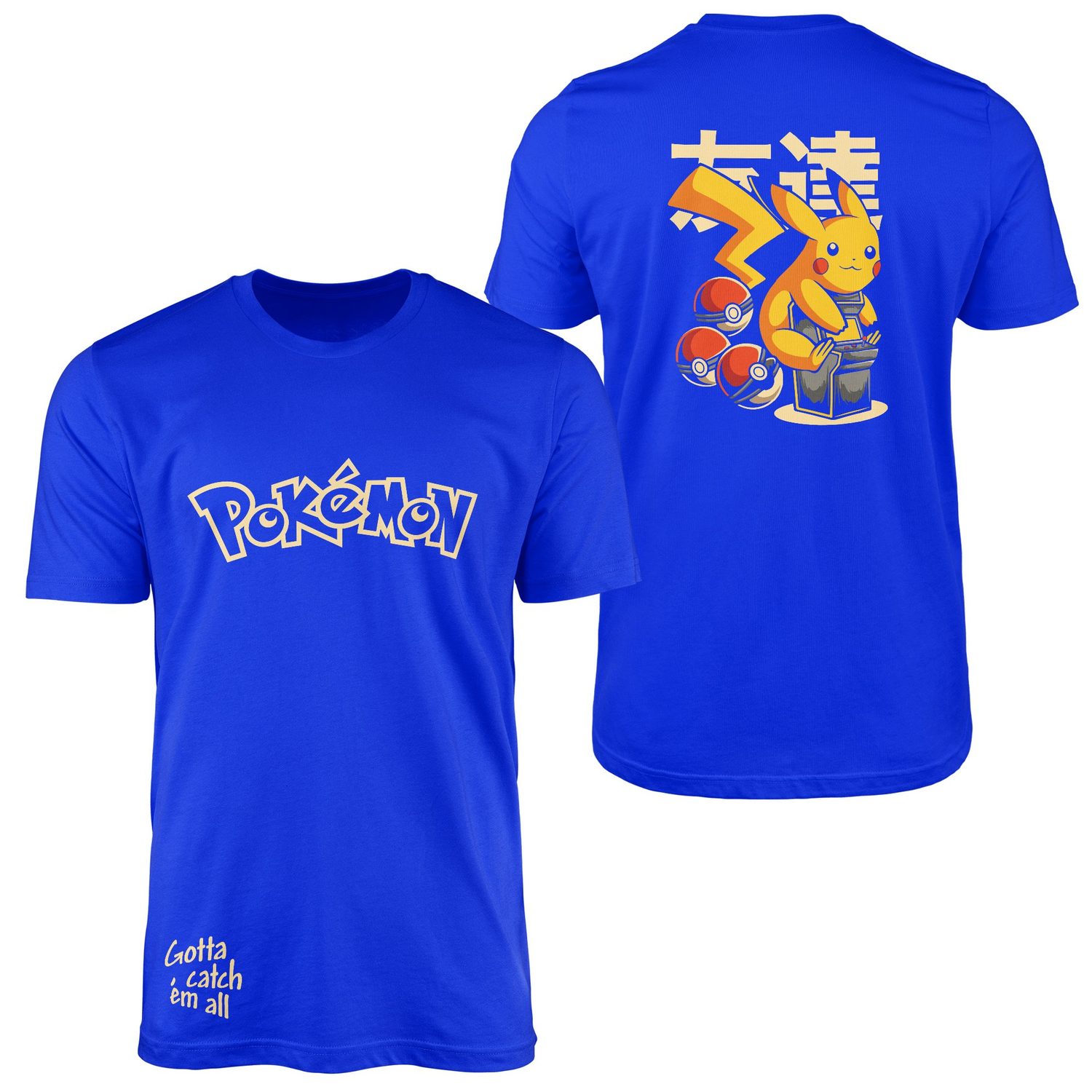 POKEMON Pikachu SE Tişört XL - Mavi