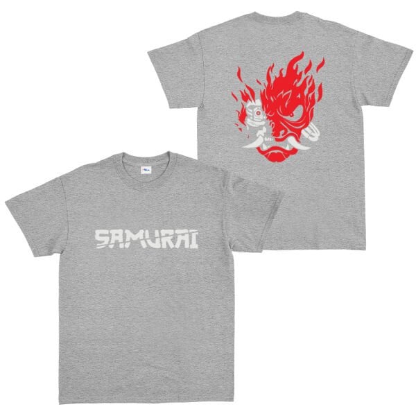 Wake Up, Samurai | CYBERPUNK Tişört M - Gri