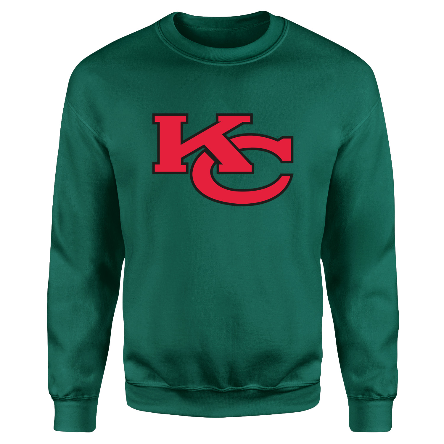 Chiefs, KC Sweatshirt XXL - Nefti Yeşili
