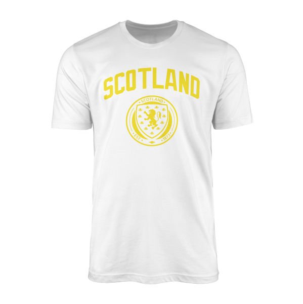 Scotland Euro'24 Y Tişört S - Beyaz