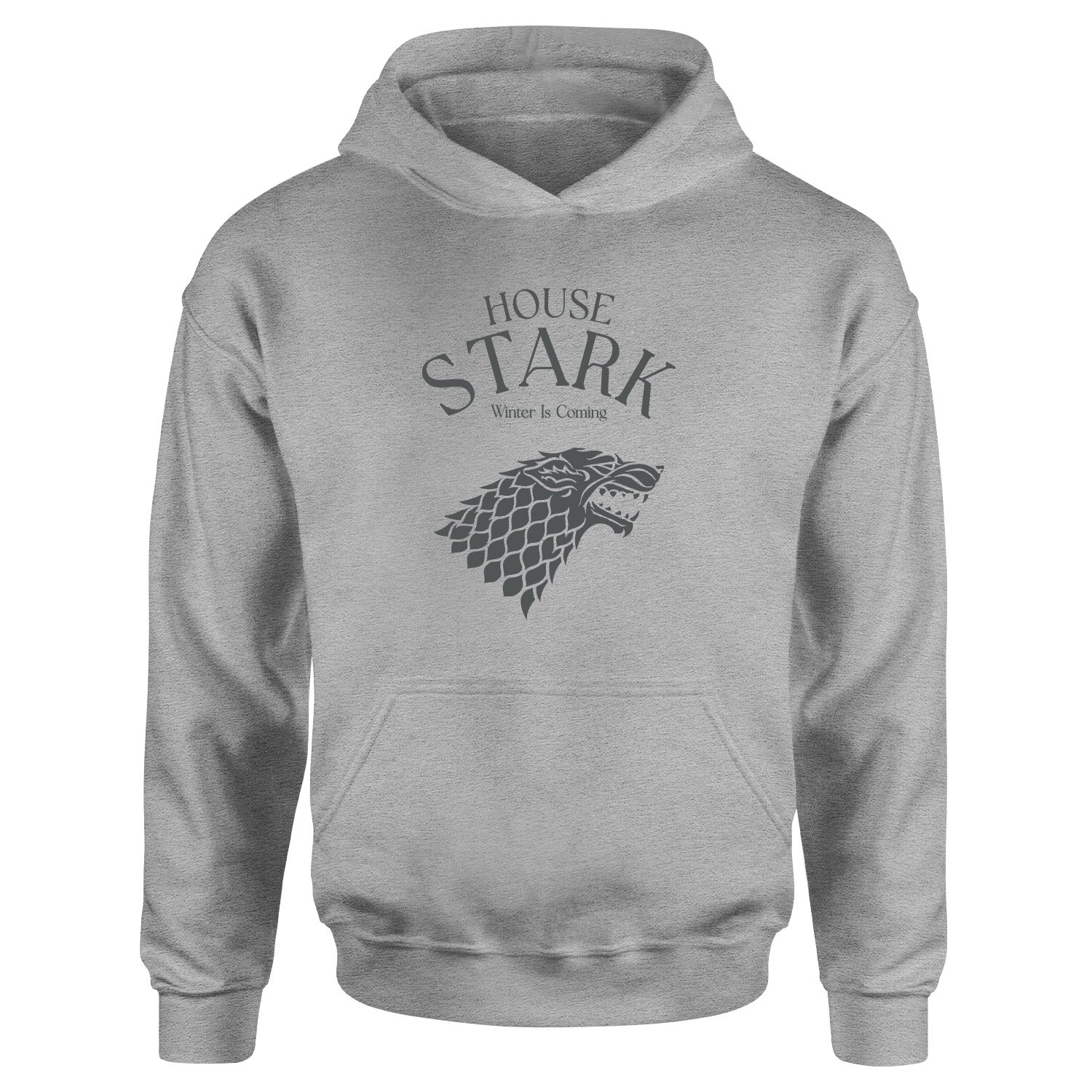 House Stark Hoodie M - Gri