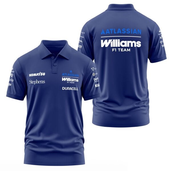 Atlassian Williams 2026 Teamline Polo Tişört